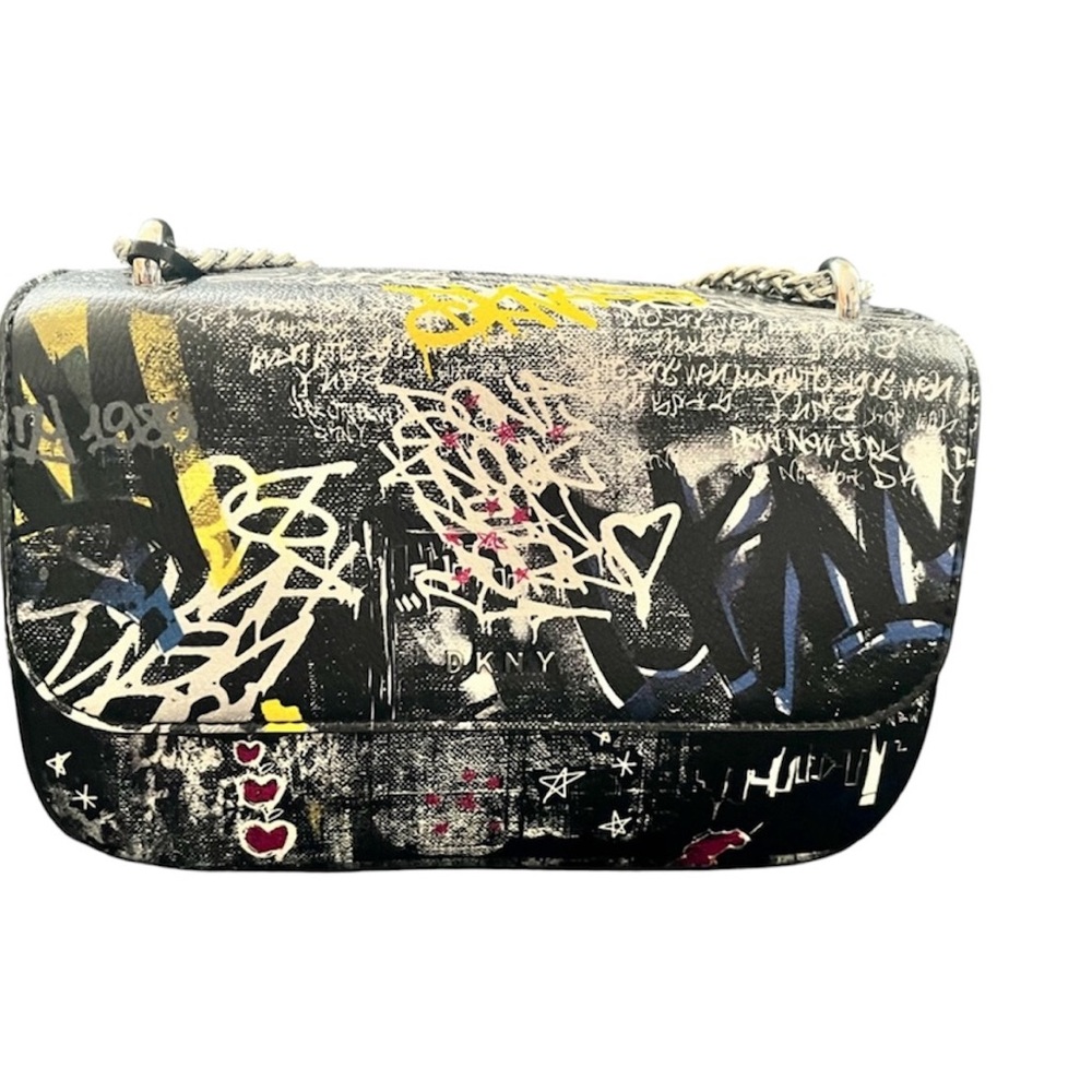 DKNY multi-colored cross body or shoulder bag